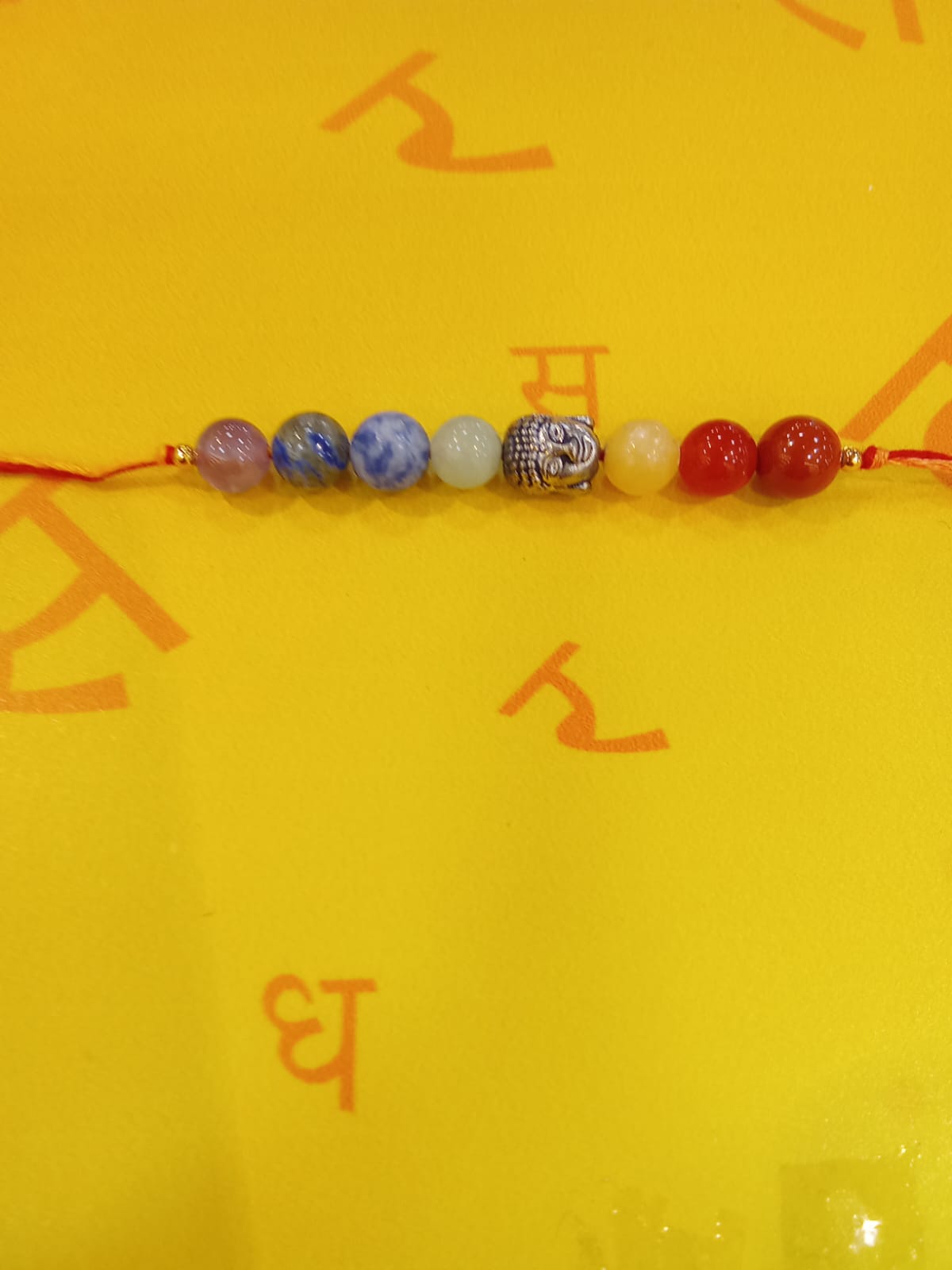Seven chakra Budha rakhi