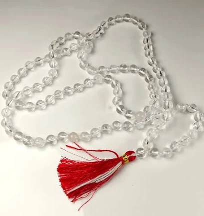 Sphatik Mala (Quartz Crystal)